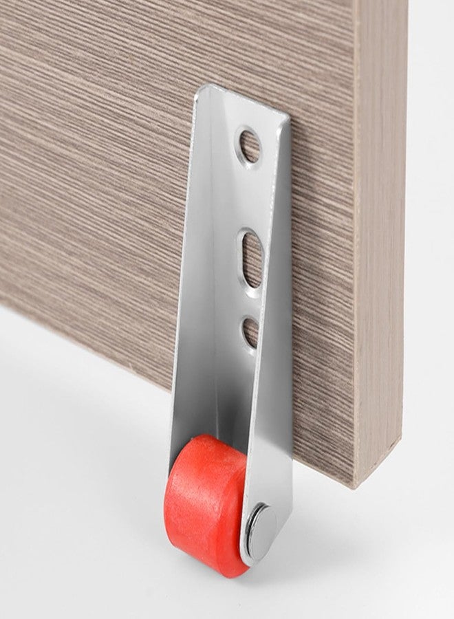 Serplex عجلات سيربلكس® الصلبة للأبواب الثقيلة، عجلات معدنية متينة، عجلات ثابتة صامتة ببرغي، طولها 2.68 بوصة، عجلات شديدة التحمل، عبوة من 4 قطع - Image 3